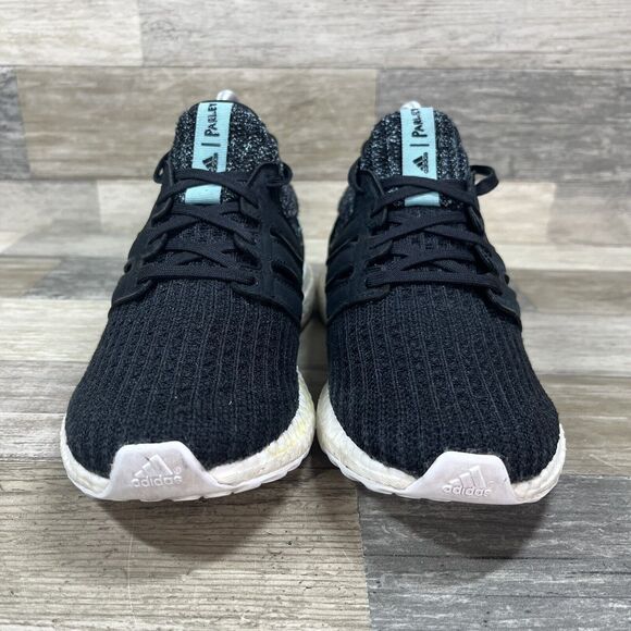 Adidas UltraBoost 4.0 Parley Women’s Size 6.5 Black Knit Running Sneakers Shoes - Picture 4 of 9